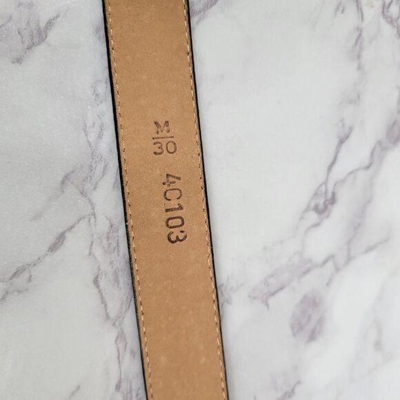 Brighton Vintage 90s Black Leather with Silver Toned Cat Filigree Buckle - Picture 6 of 14